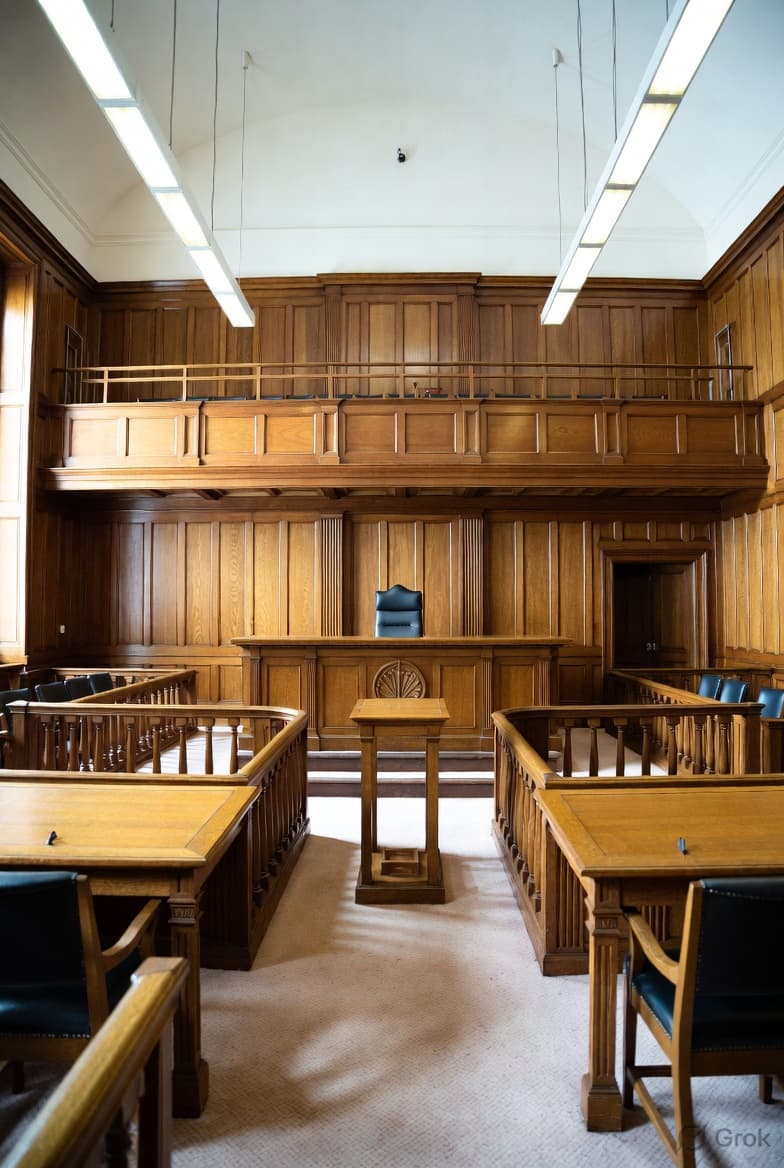 Courtroom interior